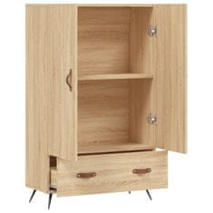 Greatstore Skříň highboard dub sonoma 69,5 x 31 x 115 cm kompozitní dřevo