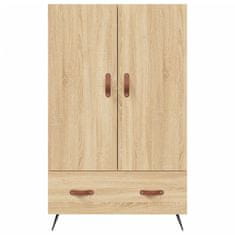 Greatstore Skříň highboard dub sonoma 69,5 x 31 x 115 cm kompozitní dřevo