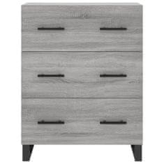 Vidaxl Skříň highboard šedá sonoma 69,5 x 34 x 180 cm kompozitní dřevo