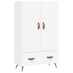 Greatstore Skříň highboard bílá 69,5 x 31 x 115 cm kompozitní dřevo