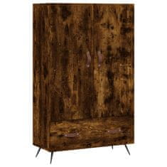 Greatstore Skříň highboard kouřový dub 69,5 x 31 x 115 cm kompozitní dřevo