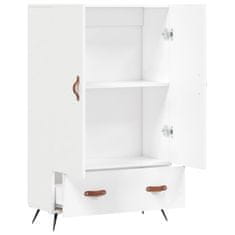 Greatstore Skříň highboard bílá 69,5 x 31 x 115 cm kompozitní dřevo