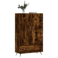 Greatstore Skříň highboard kouřový dub 69,5 x 31 x 115 cm kompozitní dřevo