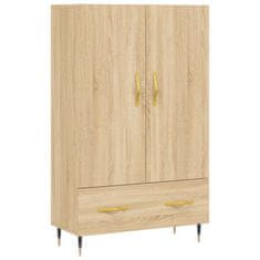 Greatstore Skříň highboard dub sonoma 69,5 x 31 x 115 cm kompozitní dřevo