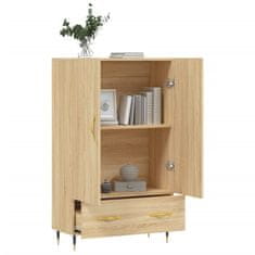 Greatstore Skříň highboard dub sonoma 69,5 x 31 x 115 cm kompozitní dřevo