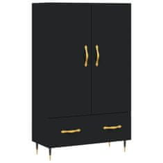 Vidaxl Skříň highboard černá 69,5 x 31 x 115 cm kompozitní dřevo