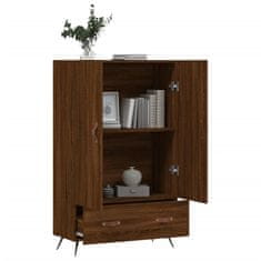 Greatstore Skříň highboard hnědý dub 69,5 x 31 x 115 cm kompozitní dřevo