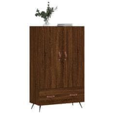 Greatstore Skříň highboard hnědý dub 69,5 x 31 x 115 cm kompozitní dřevo