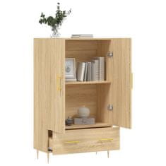 Greatstore Skříň highboard dub sonoma 69,5 x 31 x 115 cm kompozitní dřevo