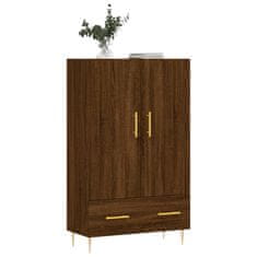 Greatstore Skříň highboard hnědý dub 69,5 x 31 x 115 cm kompozitní dřevo