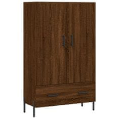 Greatstore Skříň highboard hnědý dub 69,5 x 31 x 115 cm kompozitní dřevo