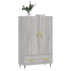 Greatstore Skříň highboard šedá sonoma 69,5 x 31 x 115 cm kompozitní dřevo