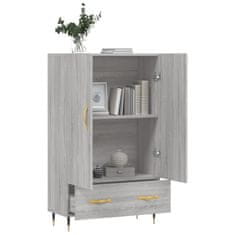 Greatstore Skříň highboard šedá sonoma 69,5 x 31 x 115 cm kompozitní dřevo