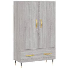 Greatstore Skříň highboard šedá sonoma 69,5 x 31 x 115 cm kompozitní dřevo