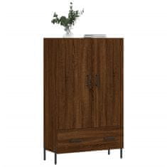 Greatstore Skříň highboard hnědý dub 69,5 x 31 x 115 cm kompozitní dřevo