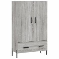 Greatstore Skříň highboard šedá sonoma 69,5 x 31 x 115 cm kompozitní dřevo