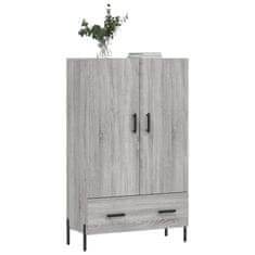 Greatstore Skříň highboard šedá sonoma 69,5 x 31 x 115 cm kompozitní dřevo