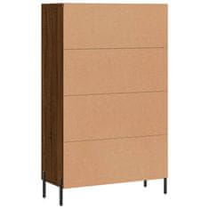 Greatstore Skříň highboard hnědý dub 69,5 x 31 x 115 cm kompozitní dřevo