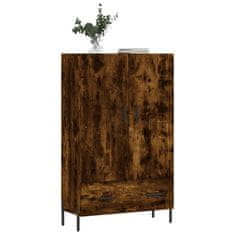 Greatstore Skříň highboard kouřový dub 69,5 x 31 x 115 cm kompozitní dřevo