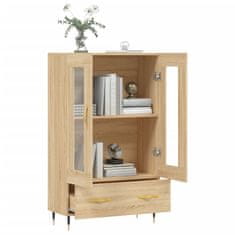 Greatstore Skříň highboard dub sonoma 69,5 x 31 x 115 cm kompozitní dřevo