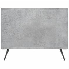 Greatstore Konferenční stolek betonově šedý 102x50x40 cm kompozitní dřevo