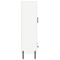 Greatstore Skříň highboard bílá 69,5 x 31 x 115 cm kompozitní dřevo