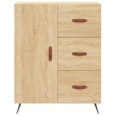 Greatstore Skříň highboard dub sonoma 69,5 x 34 x 180 cm kompozitní dřevo