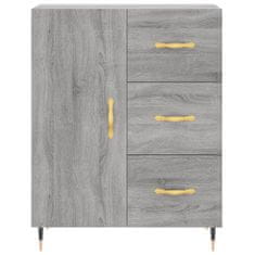 Vidaxl Skříň highboard šedá sonoma 69,5 x 34 x 180 cm kompozitní dřevo