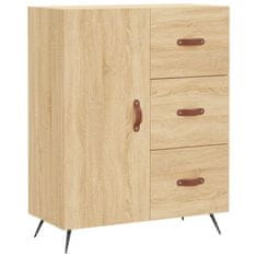 Greatstore Skříň highboard dub sonoma 69,5 x 34 x 180 cm kompozitní dřevo