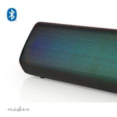 Nedis SPBT2006BK Bluetooth stereo stolní reproduktor 18W, TWS, 6 hod. přehrávání