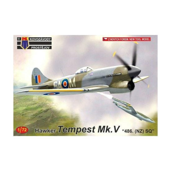 INTEREST Kovozávody Prostějov 1:72 Tempest Mk.V „486. (NZ) SQ“.