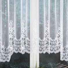 My Best Home Dekorační oblouková krátká záclona na žabky BERENIKA 170 bílá 400x170 cm MyBestHome