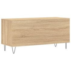 Greatstore Skříňka na LP desky dub sonoma 100x38x48 cm kompozitní dřevo