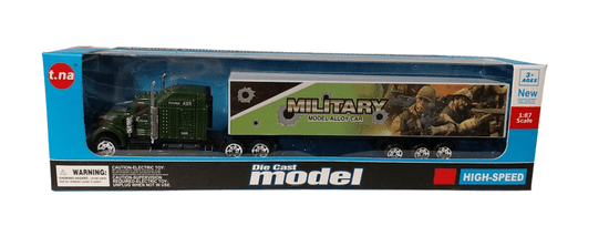 INTEREST Tahač s návěsem 1:87 - MILITARY.