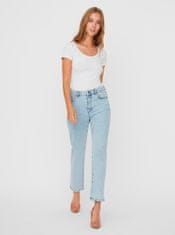 Vero Moda Světle modré straight fit džíny VERO MODA Carla 25/32