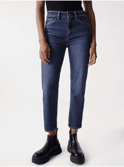 Salsa Collection Modré dámské zkácené slim fit džíny Salsa Jeans True