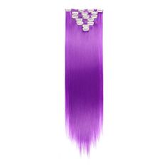 Trendy Vlasy Clip in sada STANDARD - 57 cm - odstín Purple