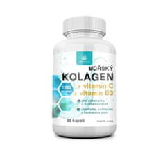 Allnature Mořský kolagen + vit. C + vit B3, 30 kapslí