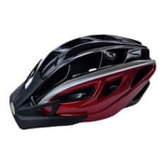 CASCO Tecfire červeno-černo-stříbrná, lesklá, vel. M 52-57cm