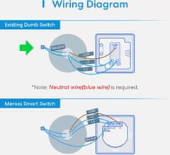 Smart Wi-Fi Wall Switch 2 way Touch Button (0255000032)