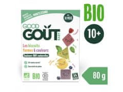 GOOD GOUT BIO Sušenky barvy & tvary 80 g