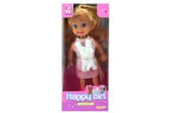 INTEREST Mini panenka s pejskem Happy Girl (11cm)