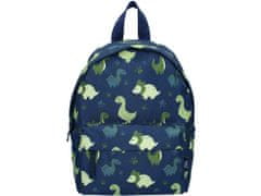 Vadobag Modrý batoh pro děti s dinosaury