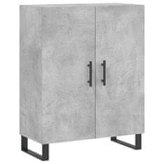 Vidaxl Skříň highboard betonově šedá 69,5x34x180 cm kompozitní dřevo