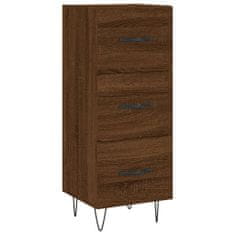 Vidaxl Skříň highboard hnědý dub 34,5 x 34 x 180 cm kompozitní dřevo