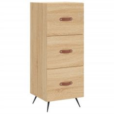 Vidaxl Skříň highboard dub sonoma 34,5 x 34 x 180 cm kompozitní dřevo