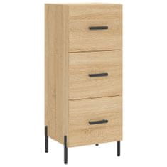 Vidaxl Skříň highboard dub sonoma 34,5 x 34 x 180 cm kompozitní dřevo