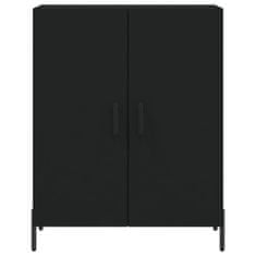 Vidaxl Skříň highboard černá 69,5 x 34 x 180 cm kompozitní dřevo