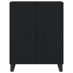 Vidaxl Skříň highboard černá 69,5 x 34 x 180 cm kompozitní dřevo