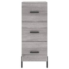 Vidaxl Skříň highboard šedá sonoma 34,5 x 34 x 180 cm kompozitní dřevo